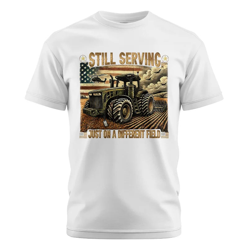 Veteran Farmer Still Serving 6 - Unisex Cotton Crew Tee