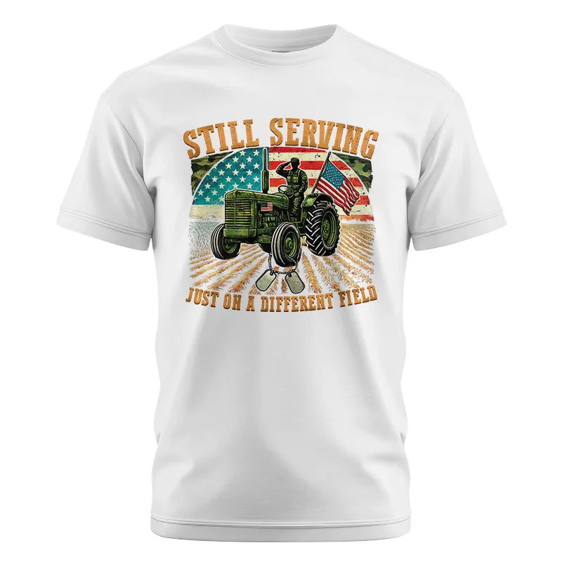 Veteran Farmer Still Serving 9 - Unisex Cotton Crew Tee