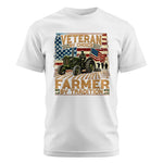 Veteran Farmer Veteran By Choice_Farmer By Tradition - Unisex Cotton Crew Tee