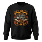 Eat Drink and Farm On 2 - Unisex Crewneck Sweatshirt