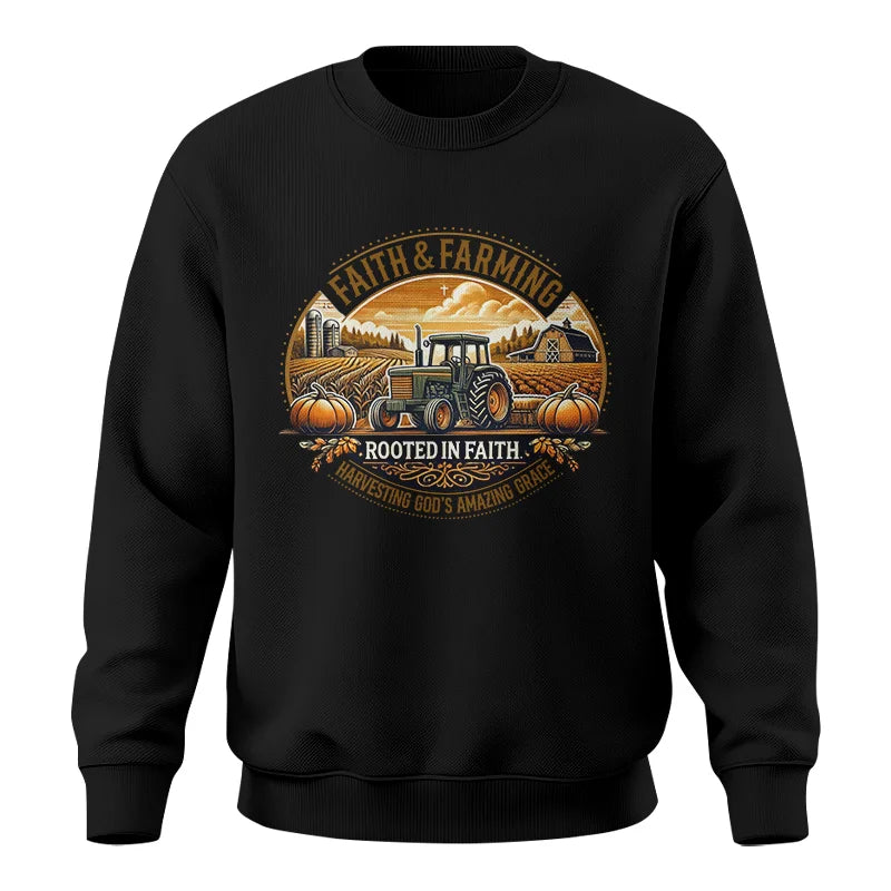 Image of Faith And Farming 1 - Unisex Crewneck Sweatshirt