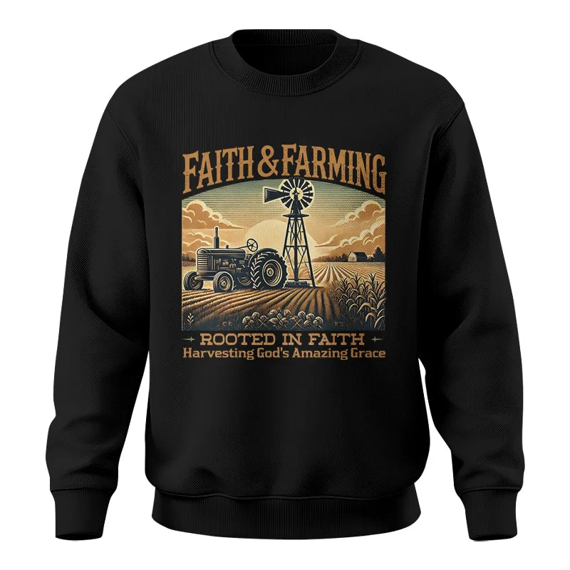 Faith And Farming 3 - Unisex Crewneck Sweatshirt