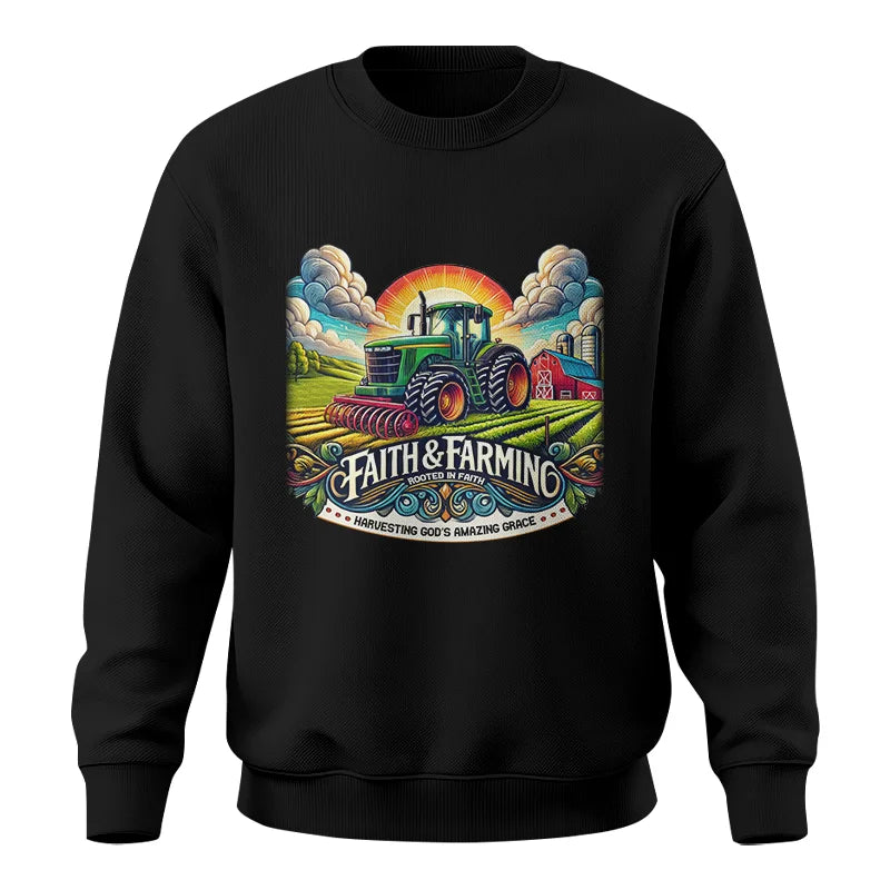 Faith and Farming 5 - Unisex Crewneck Sweatshirt