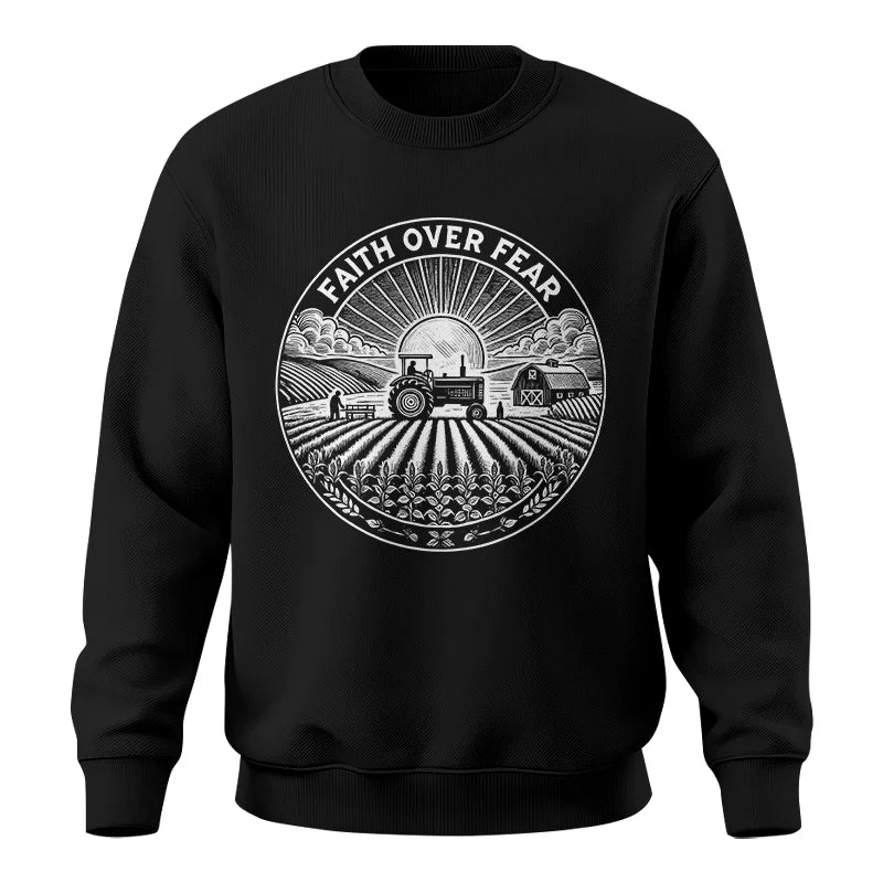 Faith Over Fear - Unisex Crewneck Sweatshirt