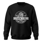 Farm Life Christmas 1 - Unisex Crewneck Sweatshirt