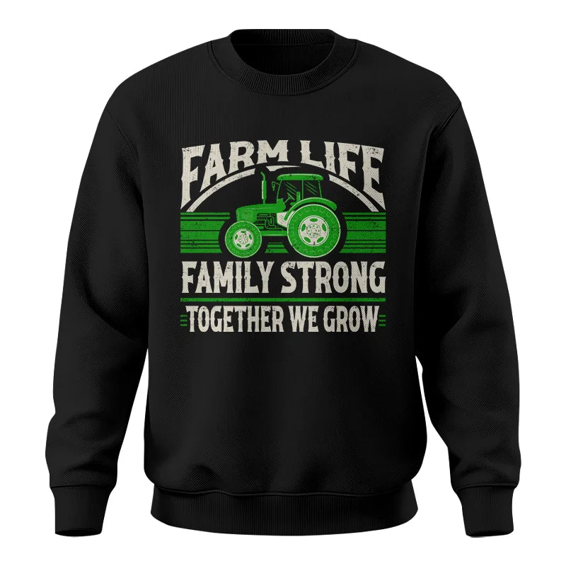 Farm life Family Strong_Together We grow - Unisex Crewneck Sweatshirt