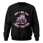 Just A Girl Who Loves Tractors 1 - Unisex Crewneck Sweatshirt