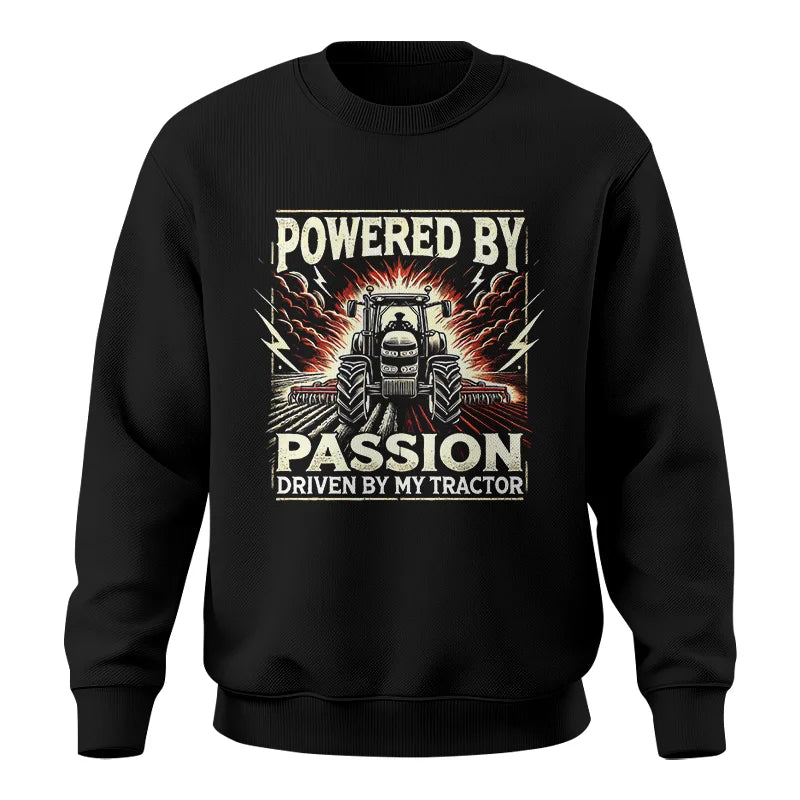 Image of Powered By Passion Driven By My Tractor 4 - Unisex Crewneck Sweatshirt