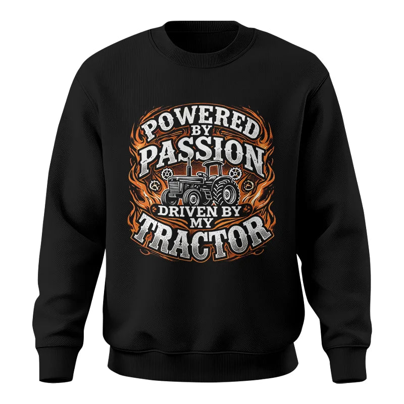 Powered By Passion Driven By My Tractor 5 - Unisex Crewneck Sweatshirt