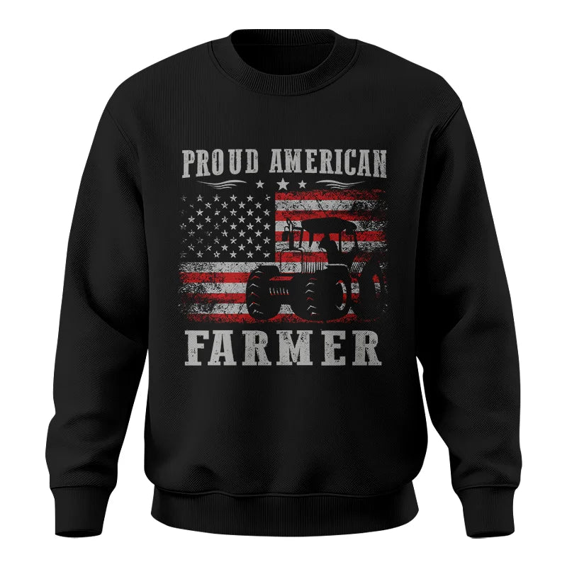 Proud American Farmer - Unisex Crewneck Sweatshirt