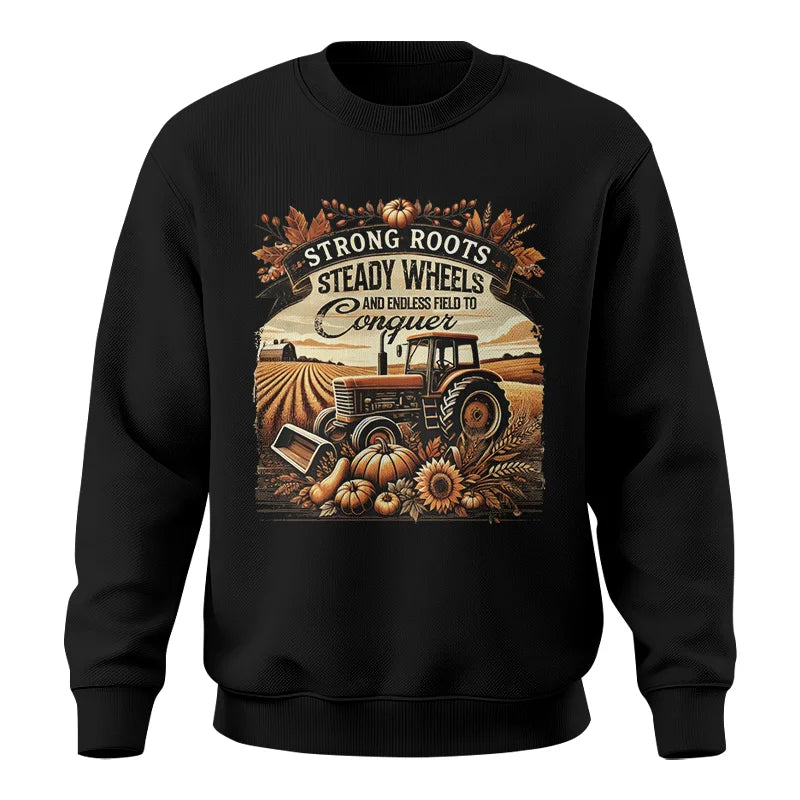 Image of Thanksgiving Farmer Endless Fields To Conquer 2 - Unisex Crewneck Sweatshirt