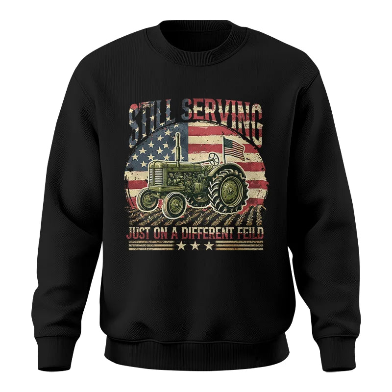 Veteran Farmer Still Serving 10 - Unisex Crewneck Sweatshirt