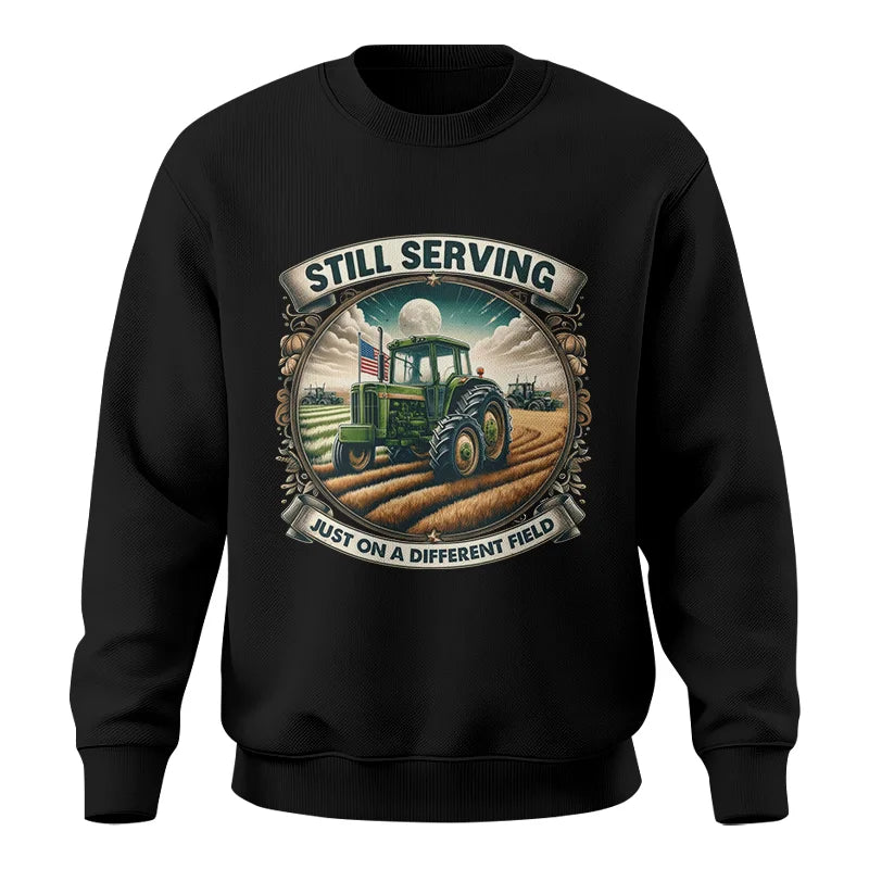 Image of Veteran Farmer Still Serving 4 - Unisex Crewneck Sweatshirt