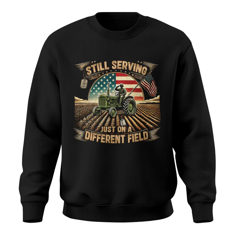 Image of Veteran Farmer Still Serving 8 - Unisex Crewneck Sweatshirt