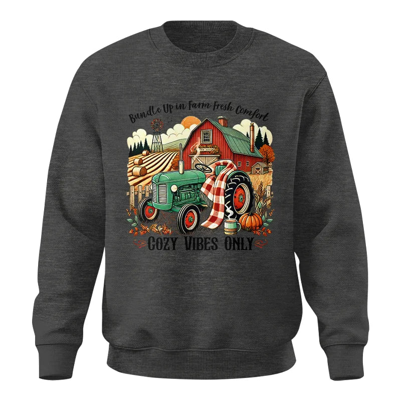 Bundle Up in Farm Fresh Comfort_Cozy Vibes Only - Unisex Crewneck Sweatshirt