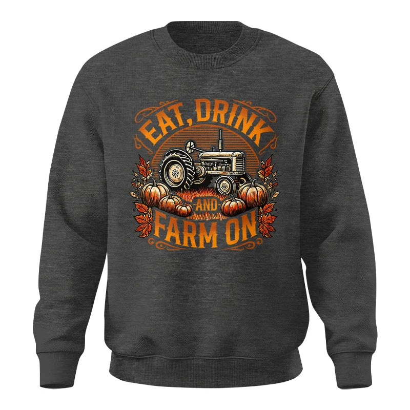 Eat Drink and Farm On 2 - Unisex Crewneck Sweatshirt