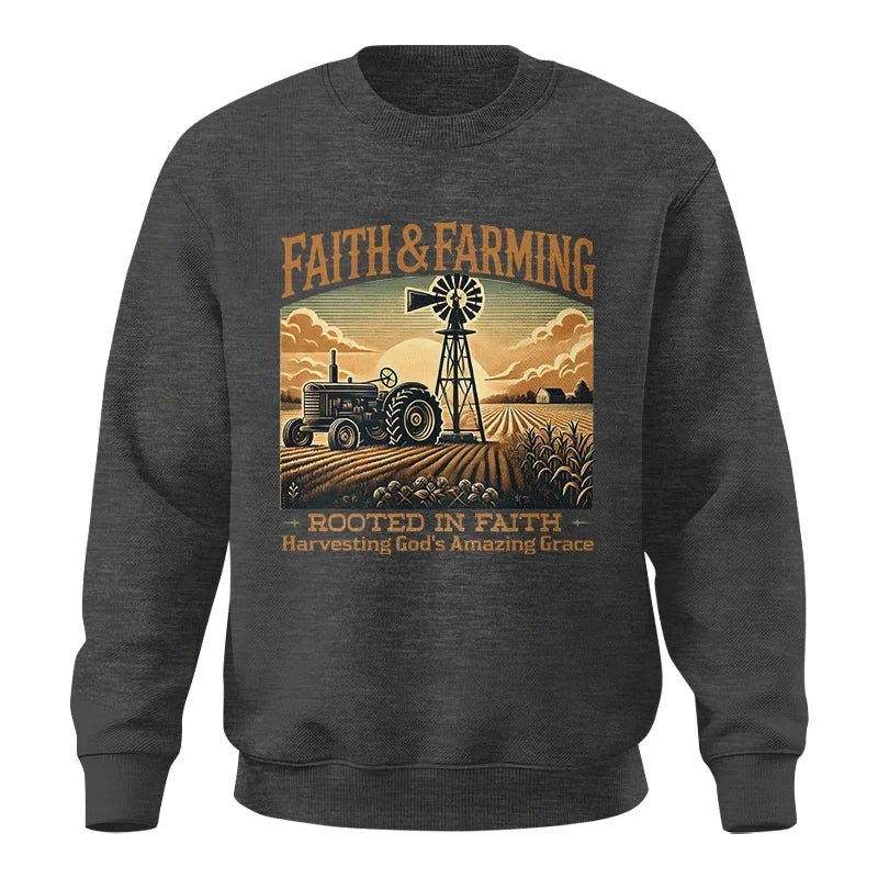 Faith And Farming 3 - Unisex Crewneck Sweatshirt