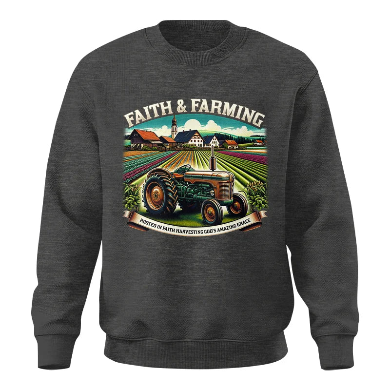 Image of Faith And Farming 4 - Unisex Crewneck Sweatshirt