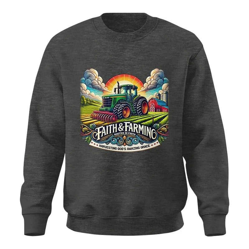 Faith and Farming 5 - Unisex Crewneck Sweatshirt