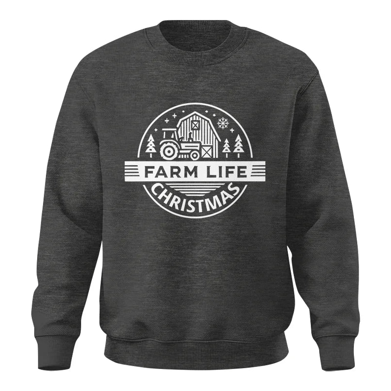 Image of Farm Life Christmas 1 - Unisex Crewneck Sweatshirt