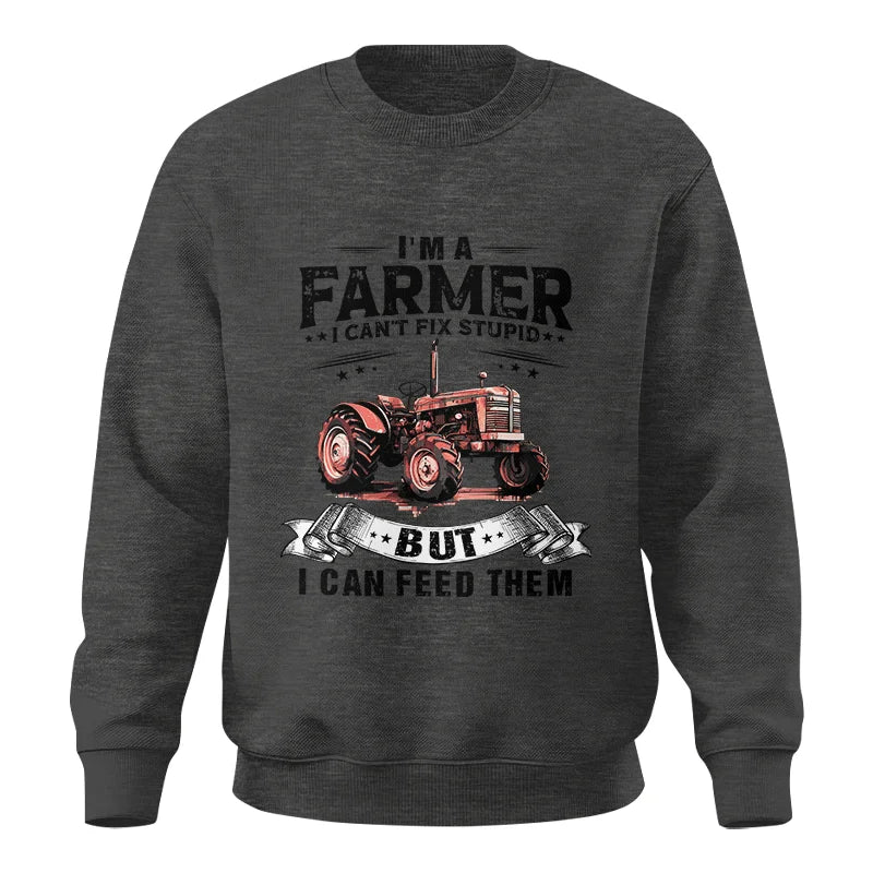 Image of Farmer Can't Fix Stupid - Unisex Crewneck Sweatshirt