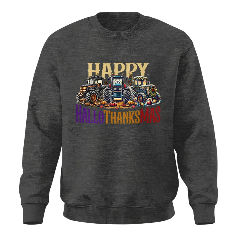 Happy HalloThanksMas - Unisex Crewneck Sweatshirt