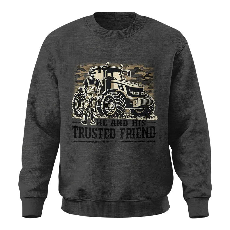 He and His Trusted Friend - Unisex Crewneck Sweatshirt