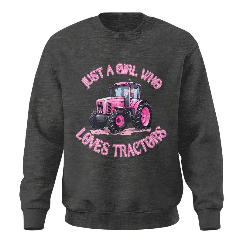 Just A Girl Who Loves Tractors 1 - Unisex Crewneck Sweatshirt