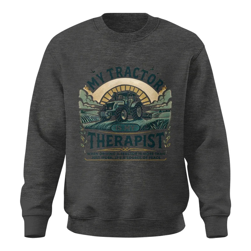 My Tractor Is My Therapist - Unisex Crewneck Sweatshirt