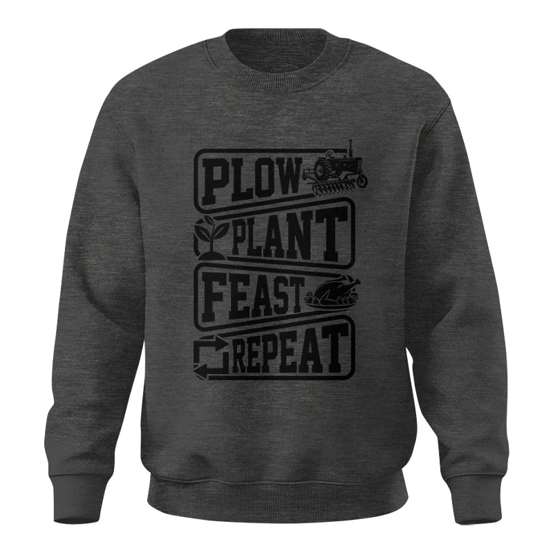 Plow Plant Feast Repeat 1 - Unisex Crewneck Sweatshirt