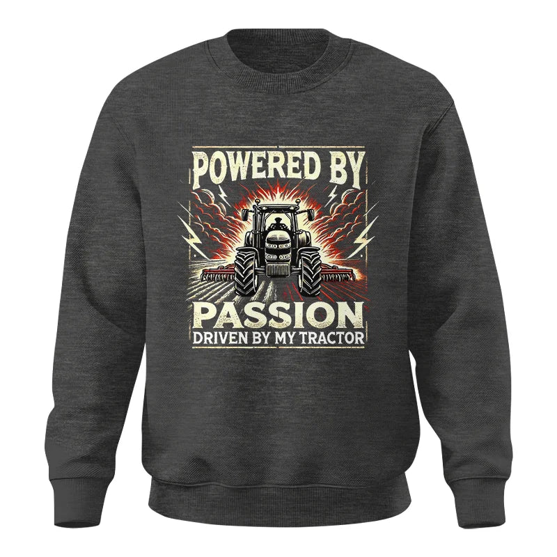 Image of Powered By Passion Driven By My Tractor 4 - Unisex Crewneck Sweatshirt