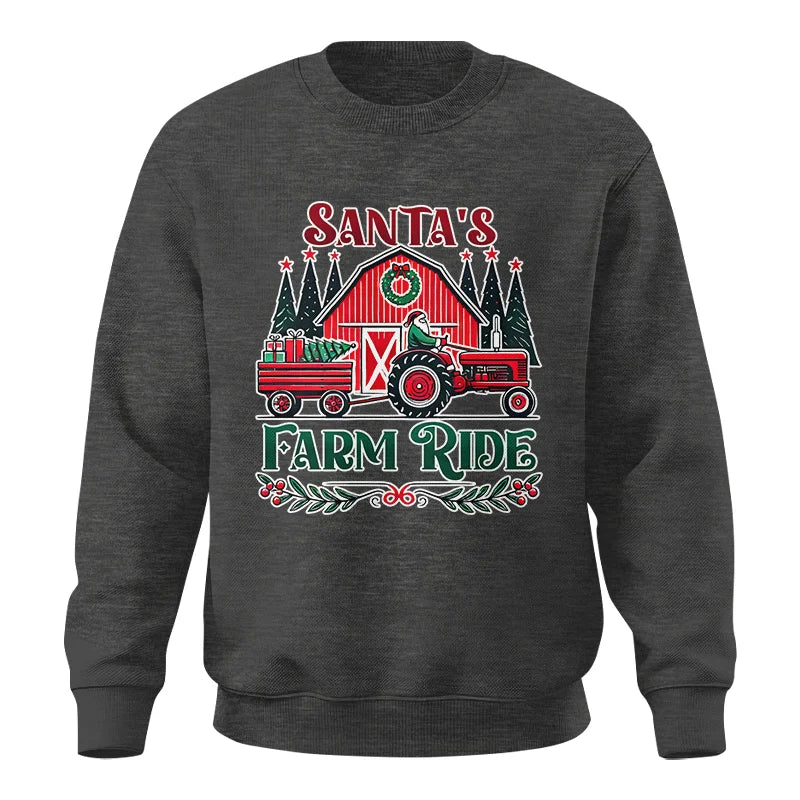 Santa's Farm Ride 1 - Unisex Crewneck Sweatshirt