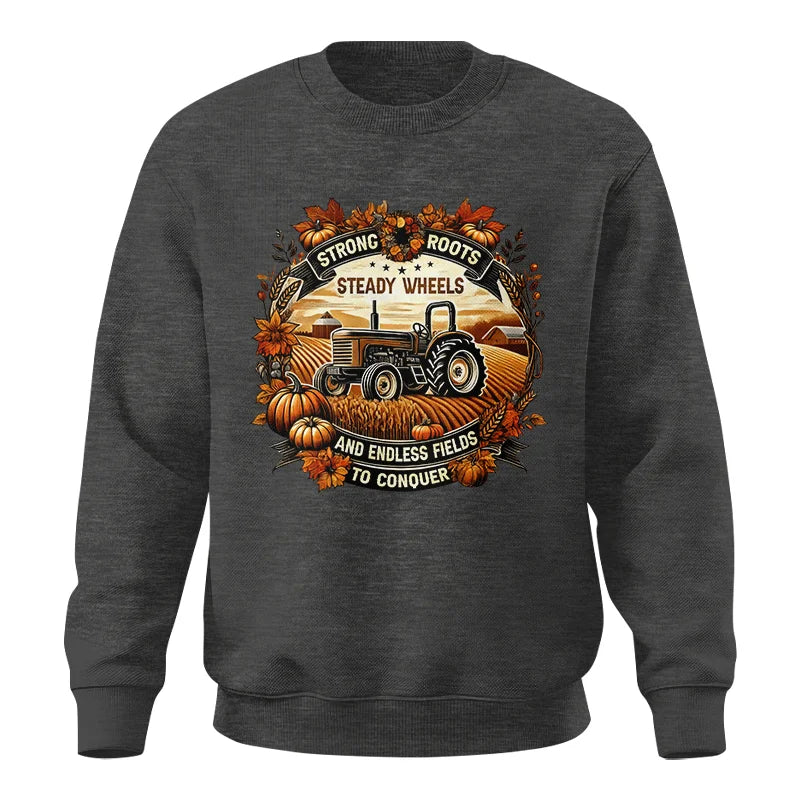 Thanksgiving Farmer Endless Fields To Conquer 1 - Unisex Crewneck Sweatshirt