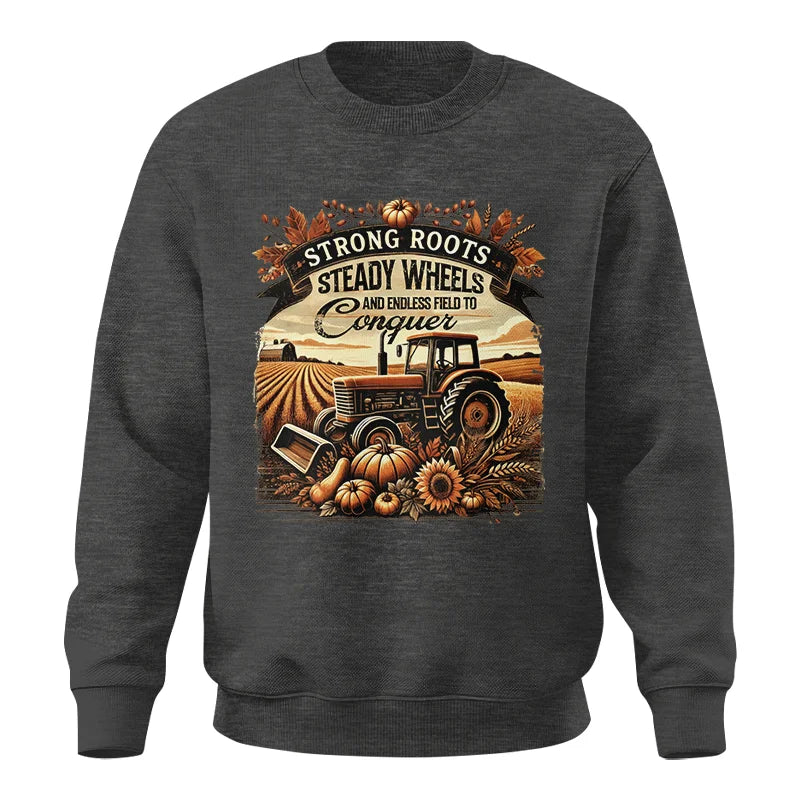 Thanksgiving Farmer Endless Fields To Conquer 2 - Unisex Crewneck Sweatshirt