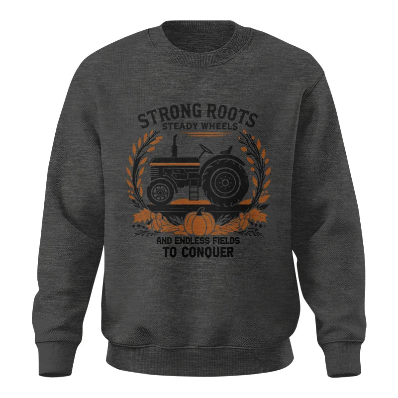 Thanksgiving Farmer Endless Fields To Conquer 3 - Unisex Crewneck Sweatshirt