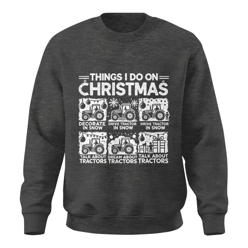 Things I Do On Christmas - Unisex Crewneck Sweatshirt