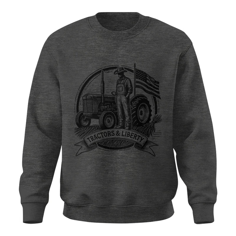 Image of Tractors And Liberty - Unisex Crewneck Sweatshirt