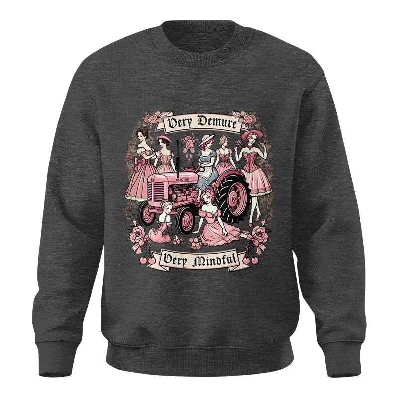 Image of Very Demure Very Mindful Tractor - Unisex Crewneck Sweatshirt