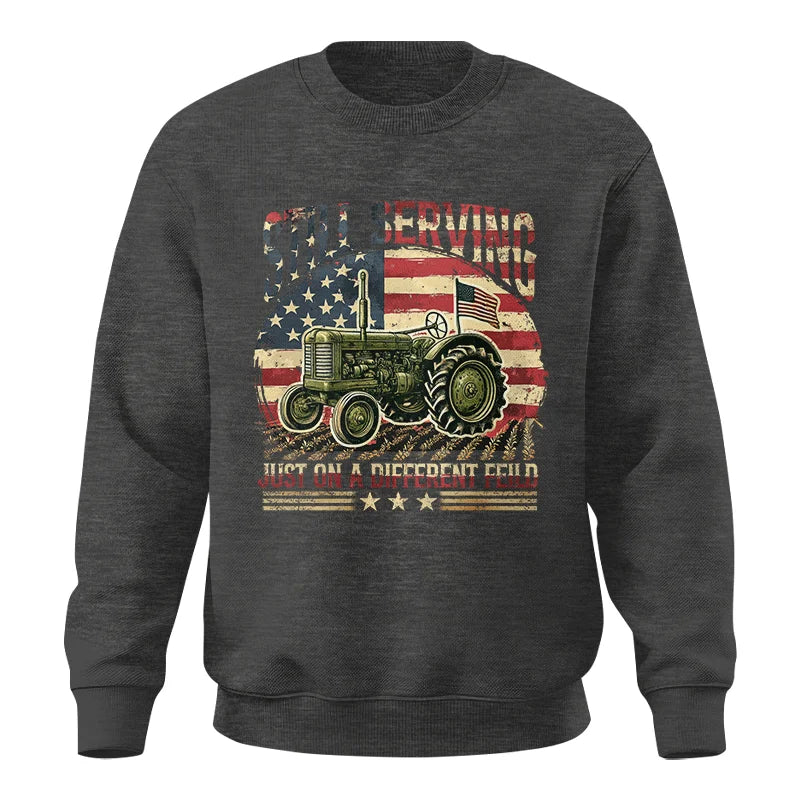 Veteran Farmer Still Serving 10 - Unisex Crewneck Sweatshirt