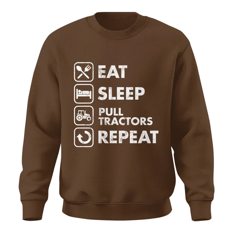 Eat Sleep Pull Tractors Repeat - Unisex Crewneck Sweatshirt