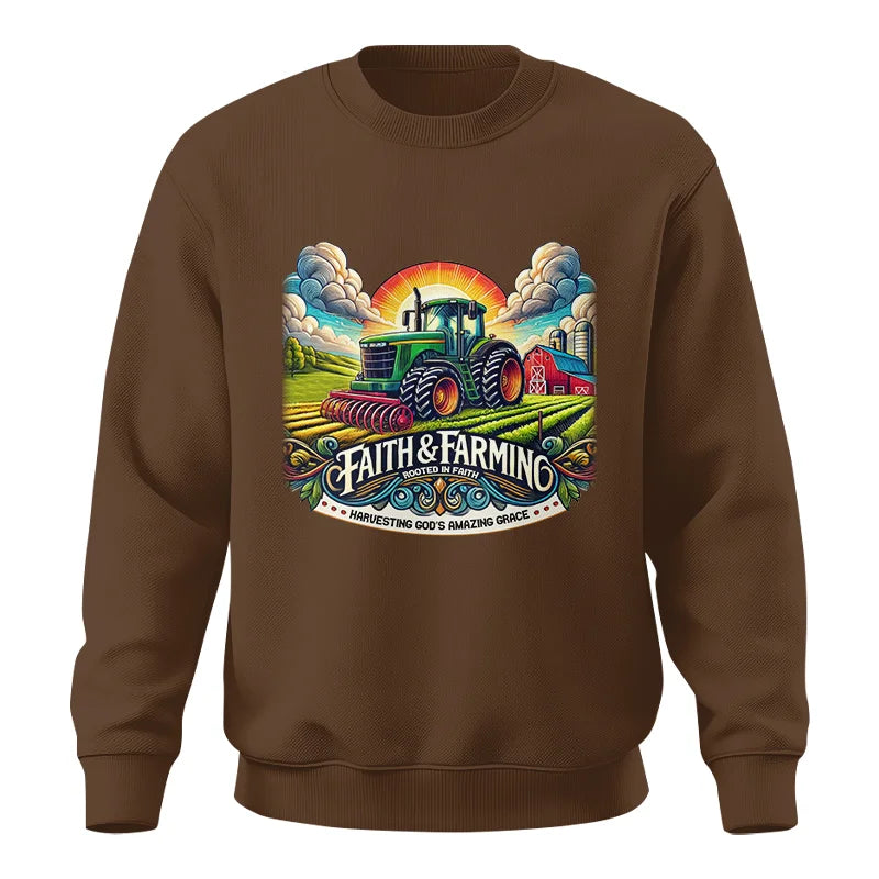 Faith and Farming 5 - Unisex Crewneck Sweatshirt