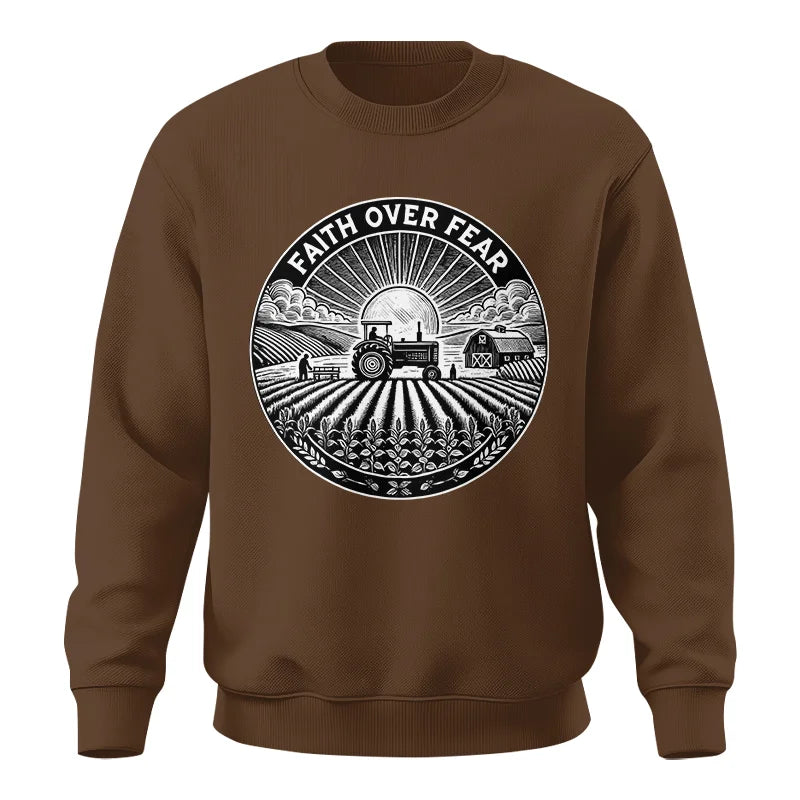 Image of Faith Over Fear - Unisex Crewneck Sweatshirt