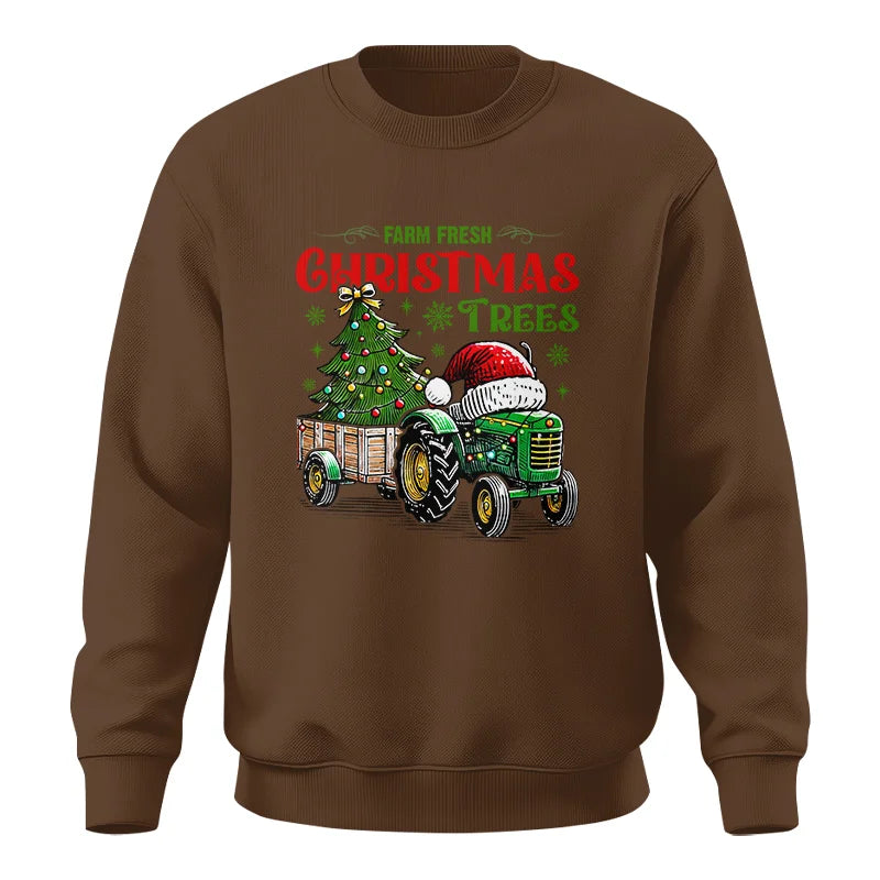 Farm Fresh Christmas Trees - Unisex Crewneck Sweatshirt