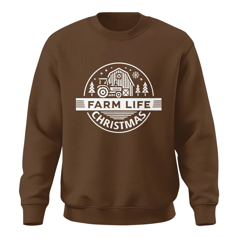 Image of Farm Life Christmas 1 - Unisex Crewneck Sweatshirt