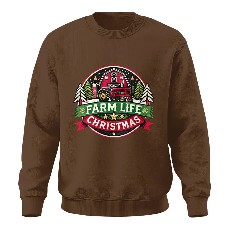 Image of Farm Life Christmas 3 - Unisex Crewneck Sweatshirt