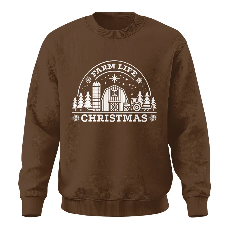 Image of Farm Life Christmas 4 - Unisex Crewneck Sweatshirt