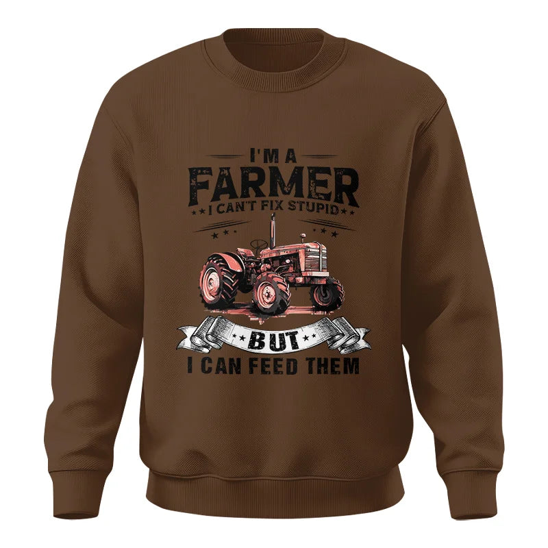 Farmer Can't Fix Stupid - Unisex Crewneck Sweatshirt