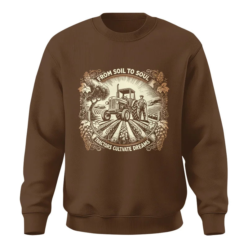 Image of From Soil To Soul_Tractors Cultivate Dreams 2 - Unisex Crewneck Sweatshirt