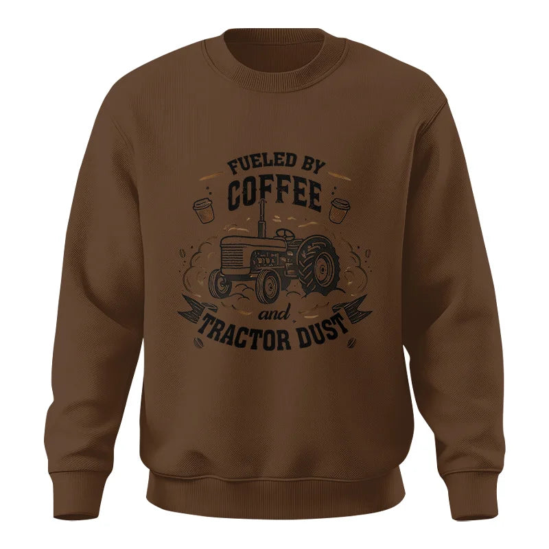 Fueled By Coffee And Tractor Dust - Unisex Crewneck Sweatshirt