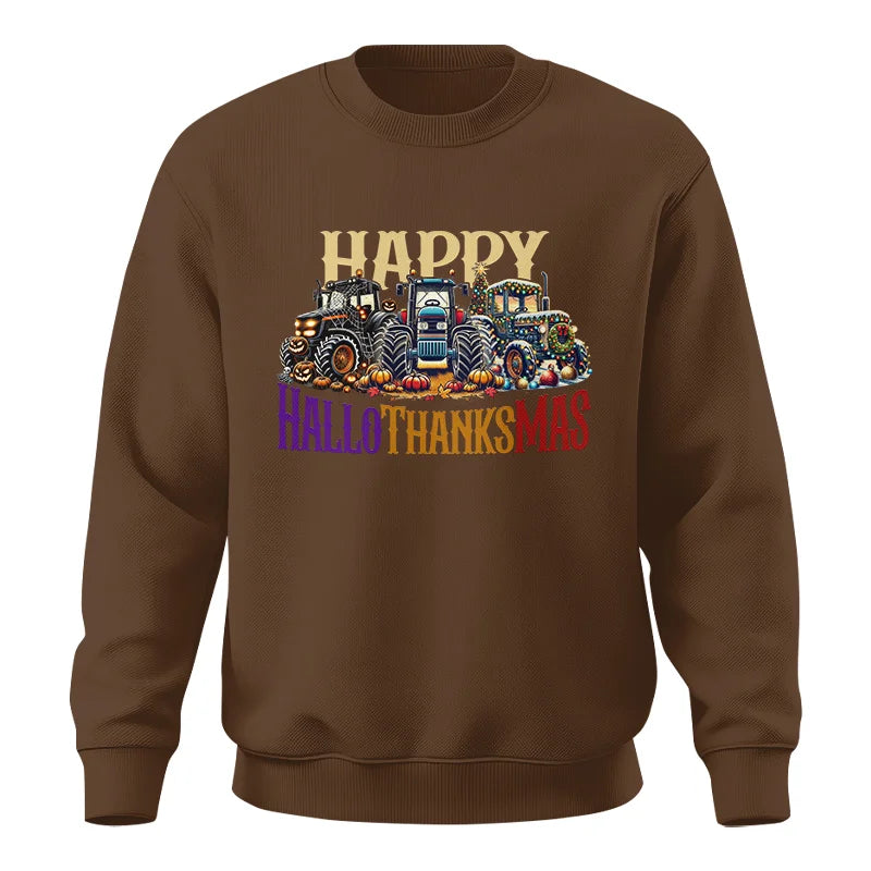 Image of Happy HalloThanksMas - Unisex Crewneck Sweatshirt